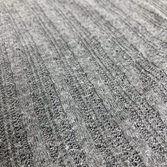 Heather Gray Band of Gypsies Westminster Lightweight Asymmetrical Hem Sweater S - Picture 5 of 12